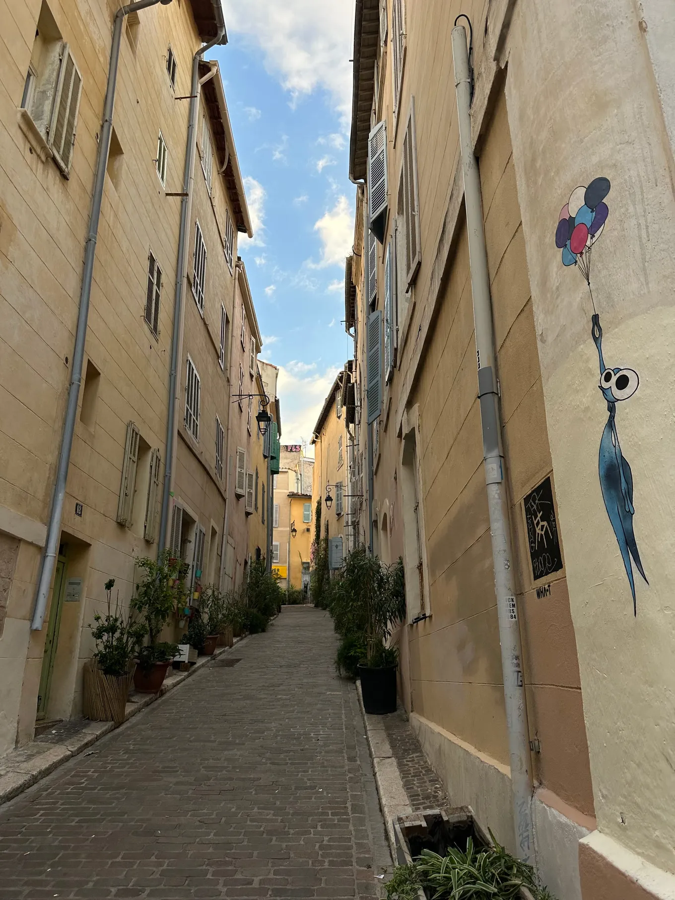 a quaint Panier street