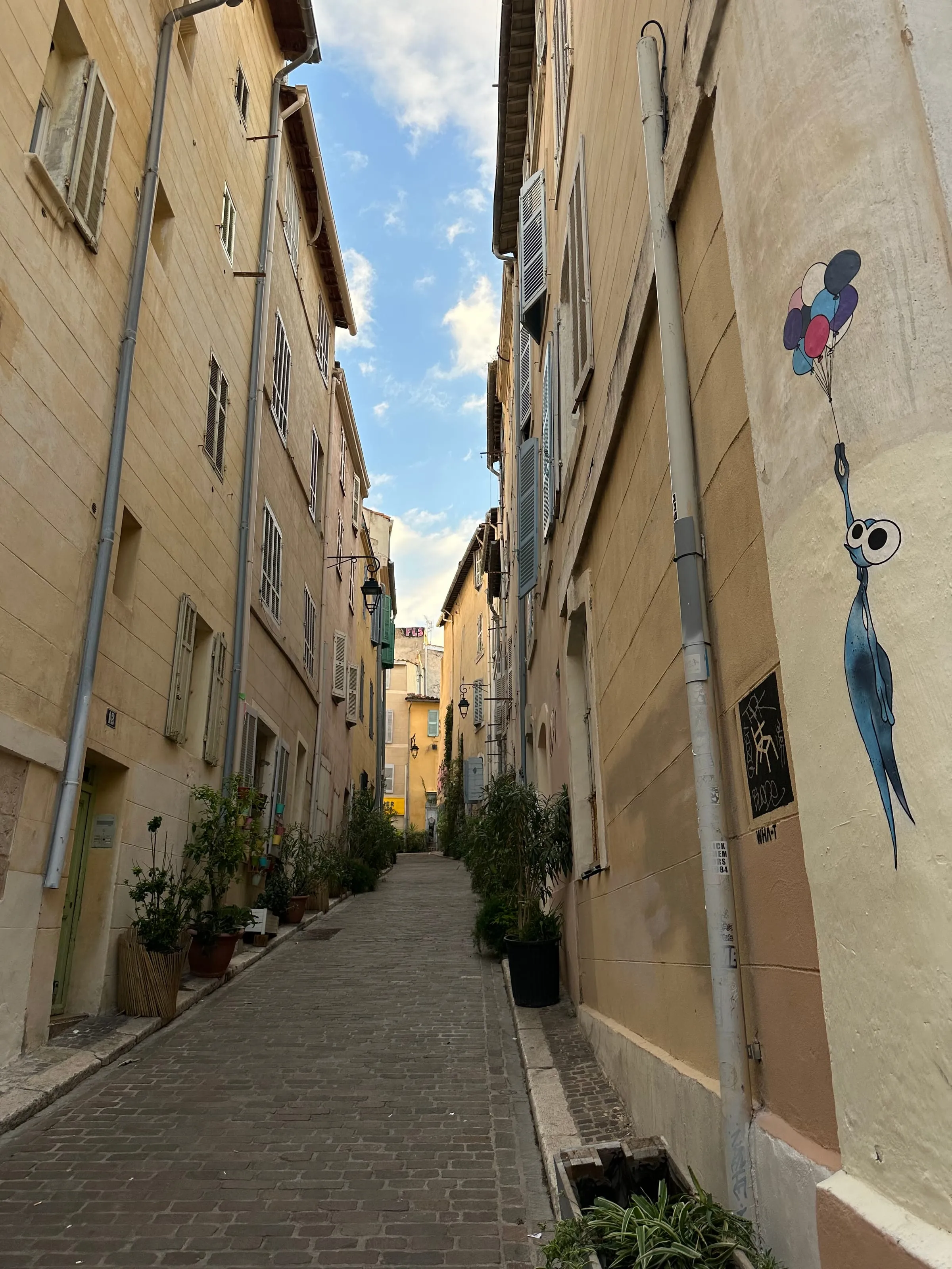 a quaint Panier street